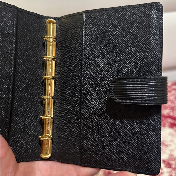 Louis Vuitton Black Leather Passport Cover/Agenda PM - Picture 11 of 15